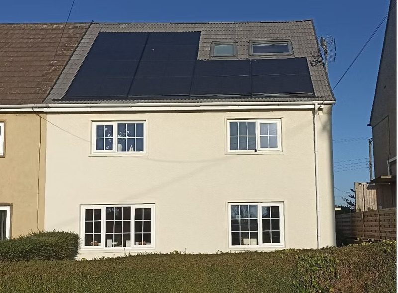 Installation photo — Hinton, near Chippenham